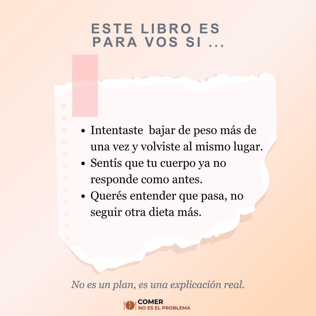 Comer no es el problema