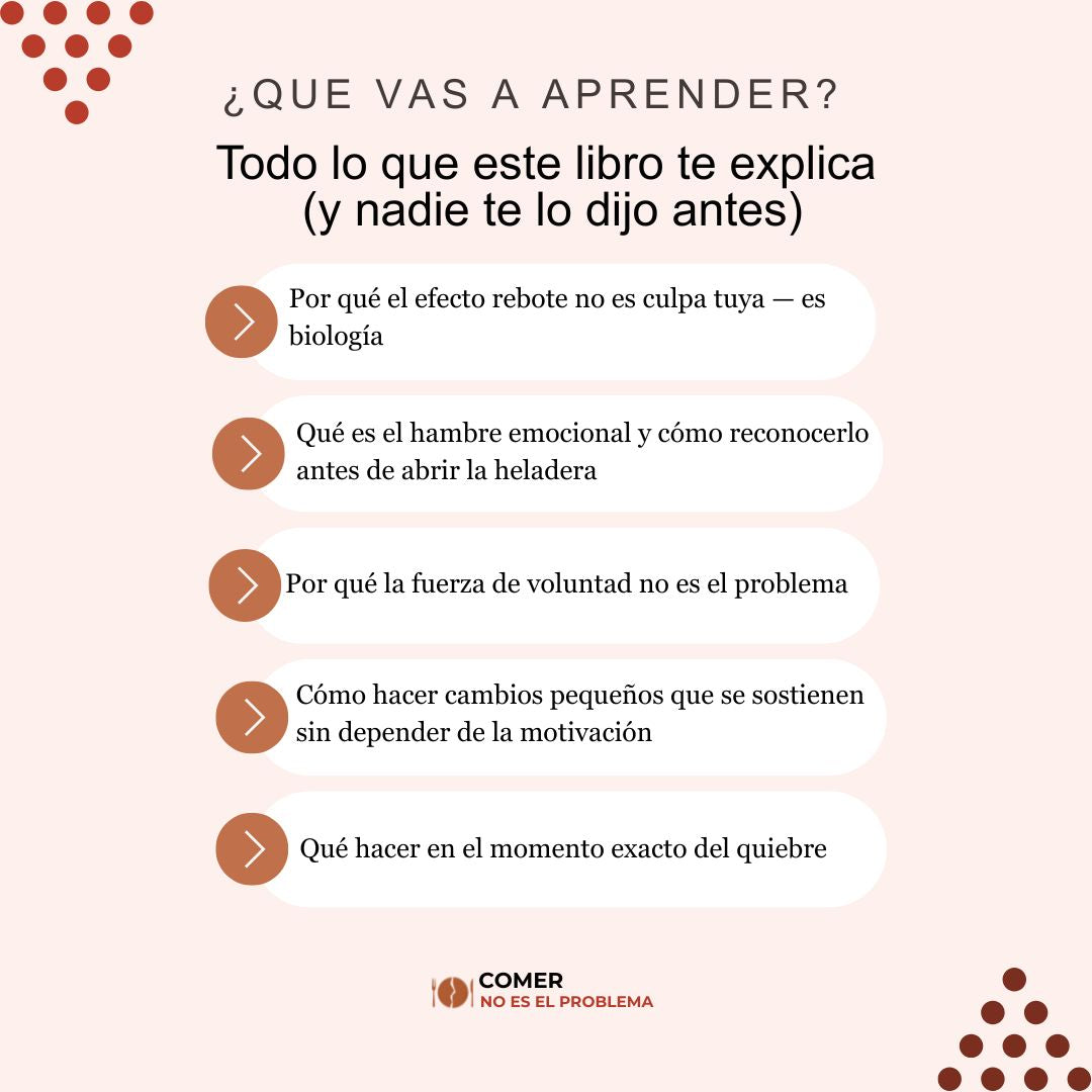 Comer no es el problema