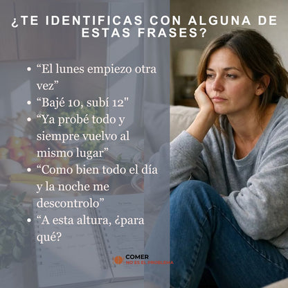 Comer no es el problema